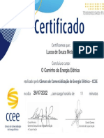 Certificado - Lucca de Souza Mota - 2022