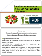 PH de Los Alimentos