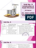 Unit No. 3: Construction of Super-Structure