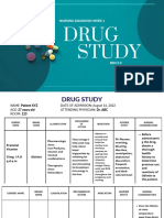 Nursing Diagnosis Week 1 Drug Study BSN 2-F