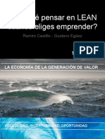 Por qué pensar en LEAN al emprender