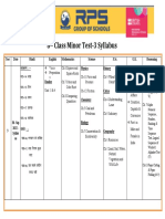 8th Class Minor Test-3 Syllabus-30 September 2022