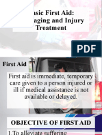 Basic First Aid Bandaging and Injury Treatment