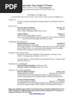 Download Medical CV Sample Post Residency by Navin Chandar SN58751718 doc pdf