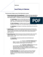 Fiscal Policy in Pakistan - MA Economics Karachi University