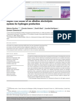 Aspen Plus Model of An Alkaline Electrolysis System For Hydrogen Production