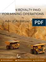 GST On Mining Royalty