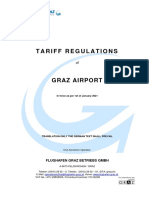 Tariff Regulations: Flughafen Graz Betriebs GMBH