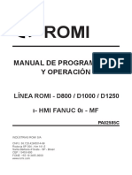 Manual de Programación y Operación