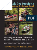 Towpath Productions: Moving Music On The Oxford Canal
