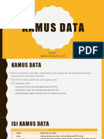 OPTIMASI KAMUS DATA