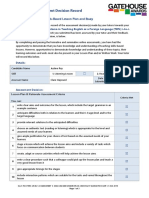 Summative Assessment Decision Record: ADR Assignment 3: Skills-Based Lesson Plan and Essay