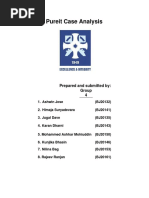 Pureit Case Analysis: Prepared and Submitted By: Group 4