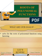 Roots of Polynomial Functions