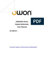 XDM1000 Series Digital Multimeter User Manual