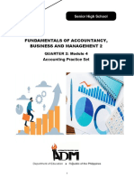 Famb2 Q2.mod4 Accounting Practice Set PDF