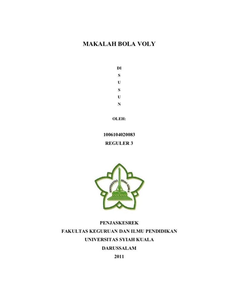 Makalah Bola Voly