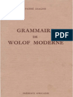 Grammaire de Wolof Moderne