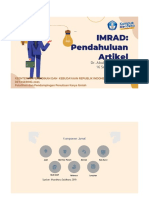 Pertemuan 1 IMRAD Pendahuluan Artikel