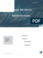 HR Metrics Formulas 