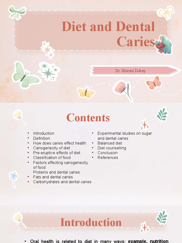 Diet and Dental Caries PDF Sugar Substitute Foods