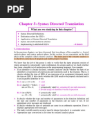 Module-5-Syntax Directed Translation 