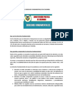 Derechos Fundamentales Colombia