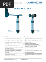 Operating Instructions Wind-Sensors INDUSTRY 0... 10 V (145x7)