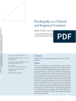 Psychopathy As A Clinical and Empirical Construct: Robert D. Hare and Craig S. Neumann