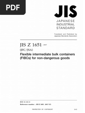 Pre Jis Z 01651 000 000 2017 e Ed10 I4 | PDF