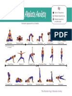 Yoga To Aleviate Anxiety: Start of Sequence Repeat Sequence 5x