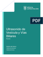 Formato de Tarea - Resumen Ultrasonido de Vesícula y Vías Biliares