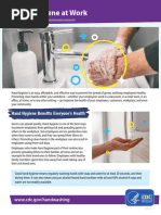 Personal Hygiene Toolbox Talk Guide | PDF | Hygiene | Wash