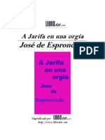 José de Espronceda - A Jarifa en Una Orgía