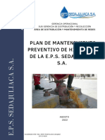 Plan de Mantenimiento Preventivo de Hidrantes 2022 E.P.S. SEDAJULIACA S.A.