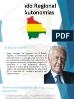 El Estado Regional o de Autonomías Jose Luis Choque Vargas