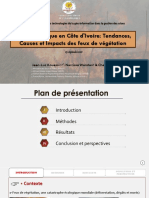 Crise Écologique en Côte D'ivoire: Tendances, Causes Et Impacts Des Feux de Végétation