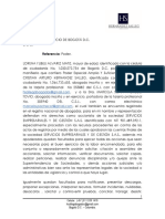 Poder Servicios Empresariales y de Gestion Camara de Comercio