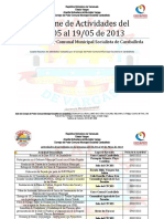 Informe CPCMS de Caraballeda 1º Da Quincena de Mayo 2013