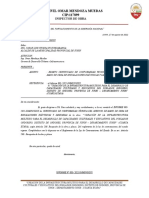 Informe Tecnico #001-2022 CONFORMACION DE COMITE - ELECTRICIDAD Y SANIT