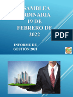 Informe Gestión Administrativa Asamblea Ordinaria 2022
