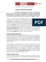 Contrato #011-2021 Costos Presupuestos de Obra