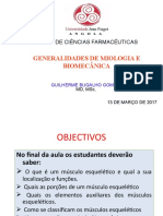 Curso de Ciências Farmacêuticas - Músculos Esqueléticos e Biomecânica