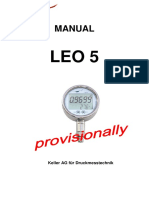Manual: Keller AG Für Druckmesstechnik