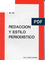 Redaccion y Estilo Periodístico, Apuntes Prácticos