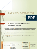 La Prueba Documental Juicios - Explicacion Didáctica