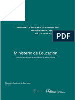 Lineamientos pedagógicos Sierra-Amazonía 2022-2023
