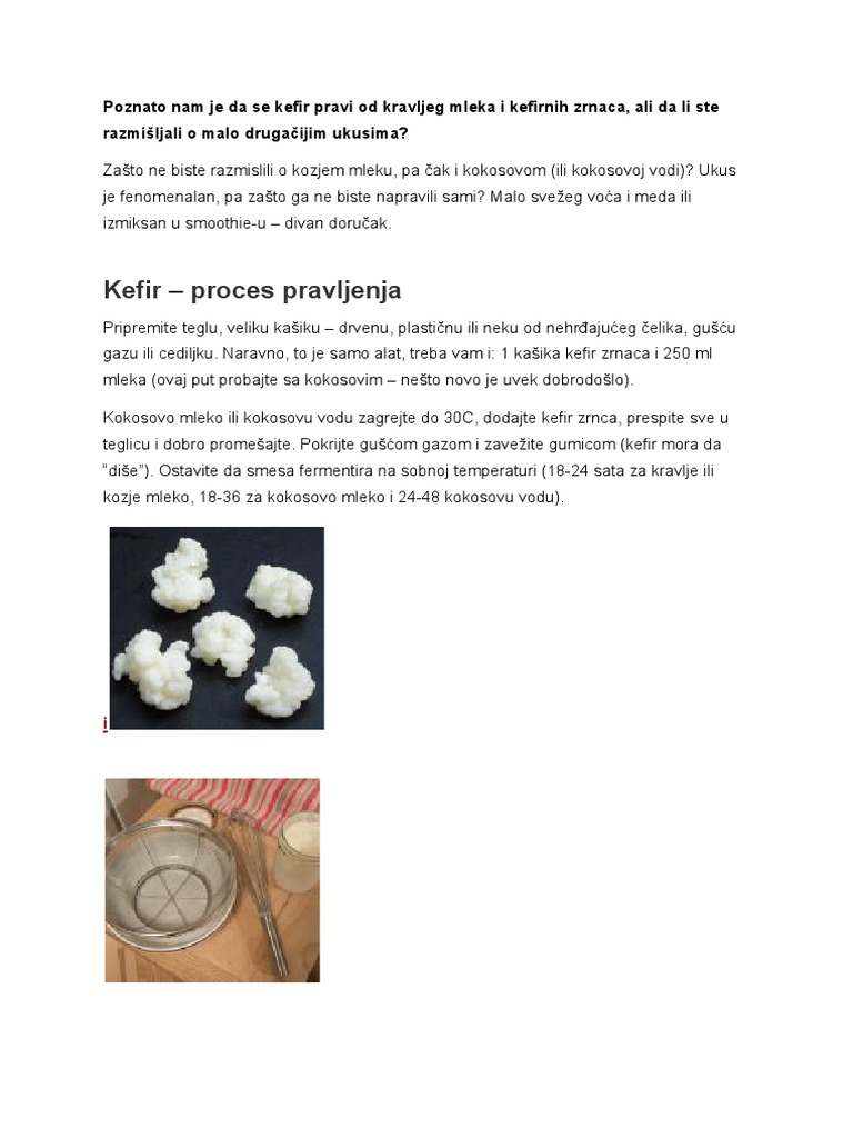 Kefir | PDF
