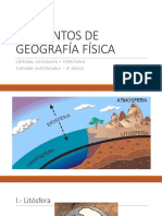 Clase 3 - GEOGRAFÍA FÍSICA Litósfera - Hidrósfera 2020