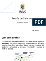 Teoría de sistemas y simulación